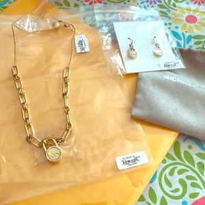 Michael Kors necklace and earring set